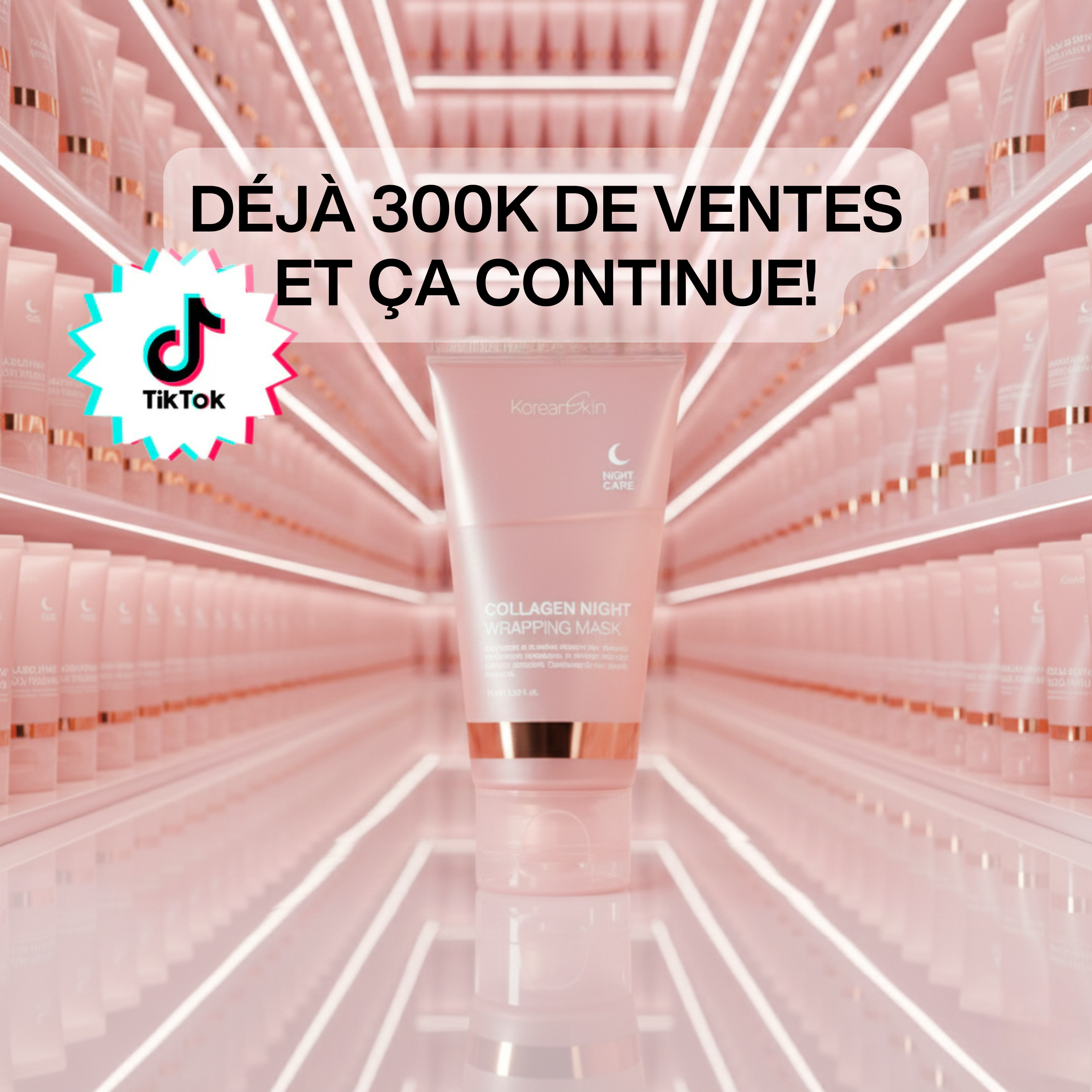 KoreanSkin - Masque de Nuit au Collagène - Glow & Hydratation